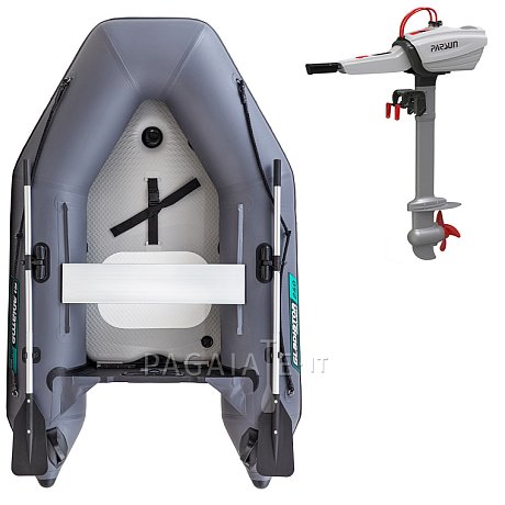 Gommone GLADIATOR AK240AD dark grey - gommone gonfiabile con pavimento in drop-stitch