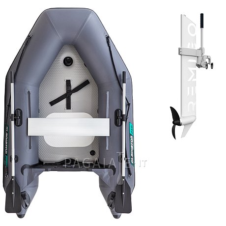 Gommone GLADIATOR AK240AD dark grey - gommone gonfiabile con pavimento in drop-stitch