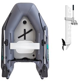 Gommone GLADIATOR AK240AD dark grey - gommone gonfiabile con pavimento in drop-stitch