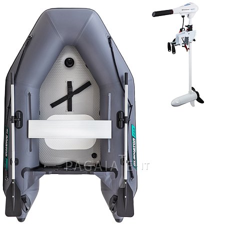 Gommone GLADIATOR AK240AD dark grey - gommone gonfiabile con pavimento in drop-stitch