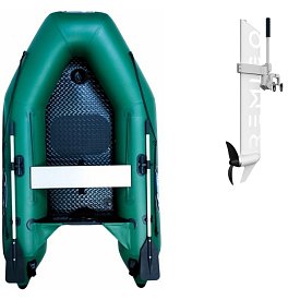 Gommone GLADIATOR AK240AD green - gomone gonfiabile con pavimento in drop-stitch