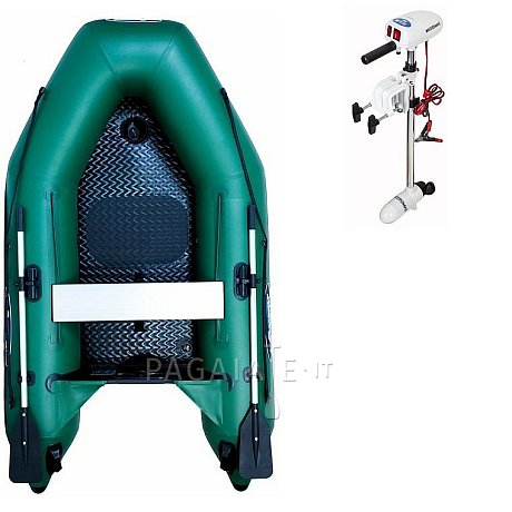 Gommone GLADIATOR AK240AD green - gomone gonfiabile con pavimento in drop-stitch