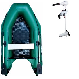 Gommone GLADIATOR AK240AD green - gomone gonfiabile con pavimento in drop-stitch