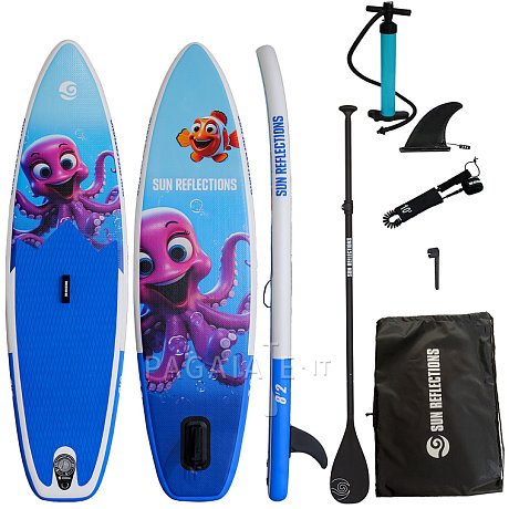 SUP SUN REFLECTIONS 8'2'' octopus - SUP gonfiabile