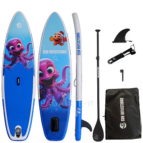 SUP SUN REFLECTIONS 8'2'' octopus - SUP gonfiabile