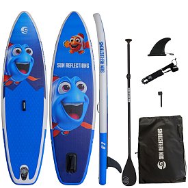 SUP SUN REFLECTIONS 8'2'' blue - SUP gonfiabile
