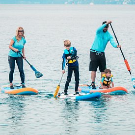 SUP SUN REFLECTIONS 8'2'' violet - SUP gonfiabile
