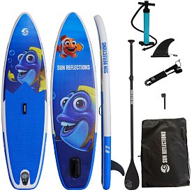 SUP SUN REFLECTIONS 8'2'' violet - SUP gonfiabile