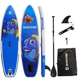 SUP SUN REFLECTIONS 8'2'' violet - SUP gonfiabile