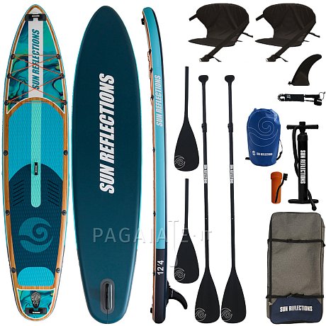 SUP SUN REFLECTIONS MULTI 12'4'' MINICOMBO - SUP gonfiabile