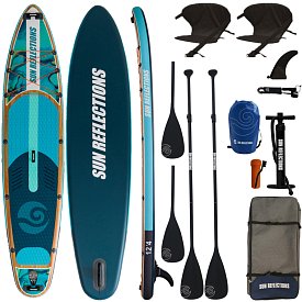 SUP SUN REFLECTIONS MULTI 12'4'' MINICOMBO - SUP gonfiabile