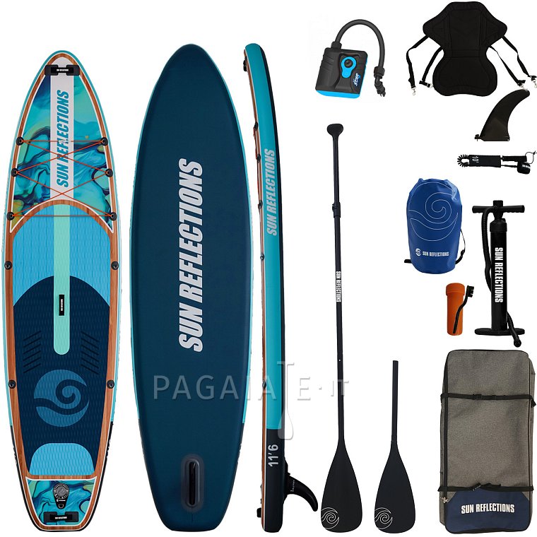 Paddleboard SUN REFLECTION L 11'6'' COMBO - nafukovací