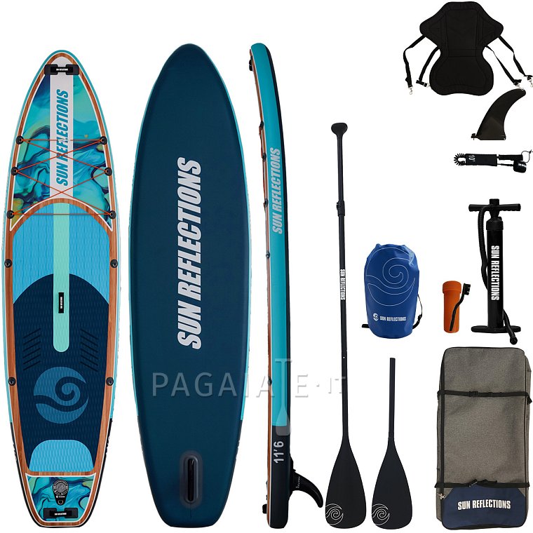 Paddleboard SUN REFLECTION L 11'6'' COMBO - nafukovací