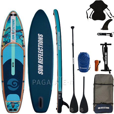 SUP SUN REFLECTIONS L 11'6'' COMBO - SUP gonfiabile