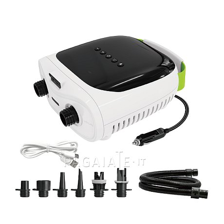 Pompa elettrica PADDLEBOARDGURU 9+ 12V con batteria fino a 20PSI per SUP gonfiabili