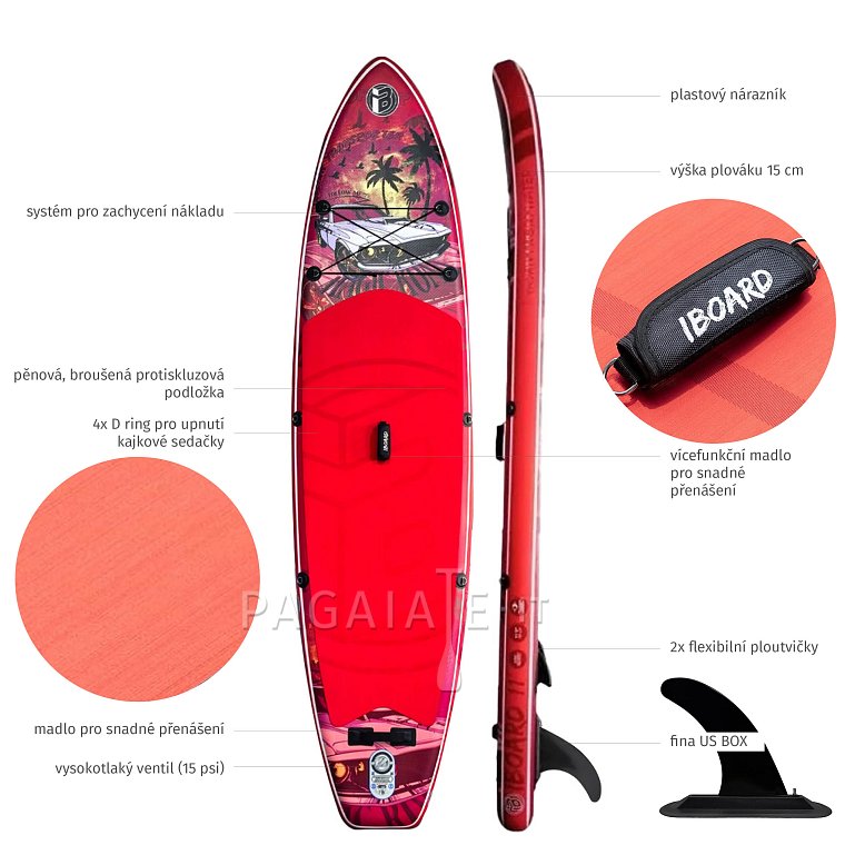 SUP iBOARD 11' MAGIC RIDE - SUP gonfiabile