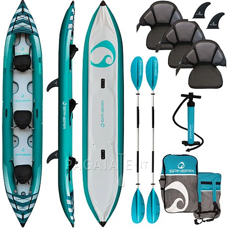 Kayak SPINERA HYBRIS 475 - kayak gonfiabile 3 posti