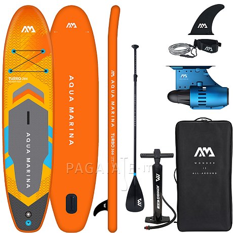 SUP AQUA MARINA GO TURBO 366  12'0 con motore AQUA MARINA BlueDrive S Power fin