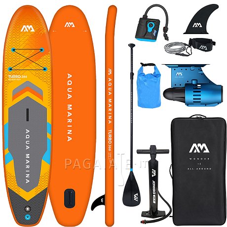 SUP AQUA MARINA GO TURBO 366  12'0 con motore AQUA MARINA BlueDrive S Power fin