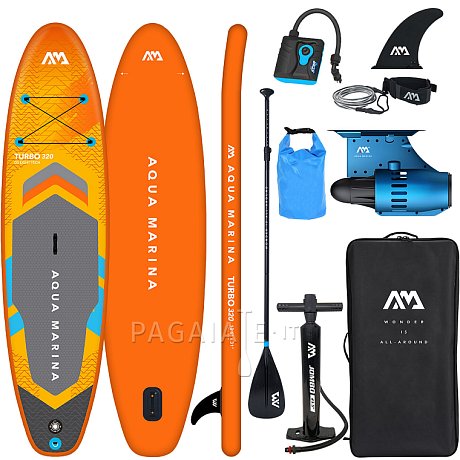 SUP AQUA MARINA GO TURBO 320  10'6'' con motore AQUA MARINA BlueDrive S Power fin
