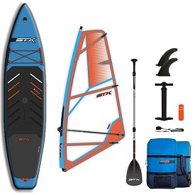 SUP STX WindSUP Hybrid Tourer 12'  TEAL/ORANGE completo di vela - WindSUP gonfiabile