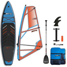 SUP STX WindSUP Hybrid Tourer 12'  TEAL/ORANGE completo di vela - WindSUP gonfiabile