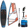 SUP STX WindSUP Hybrid Tourer 12'  TEAL/ORANGE completo di vela - WindSUP gonfiabile