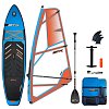 SUP STX WindSUP Hybrid Cruiser Family 11'2 TEAL/ORANGE completo di vela - WindSUP gonfiabile