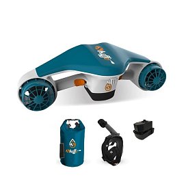 Scooter acquatico elettrico SKIFFO Seaside + set per lo snorkeling