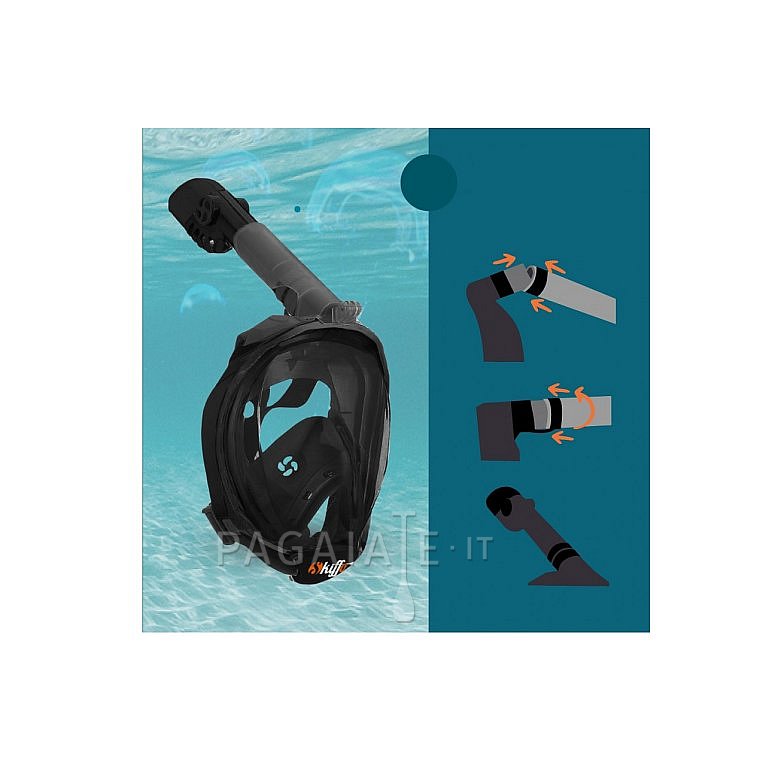 Scooter acquatico elettrico SKIFFO Seaside + set per lo snorkeling