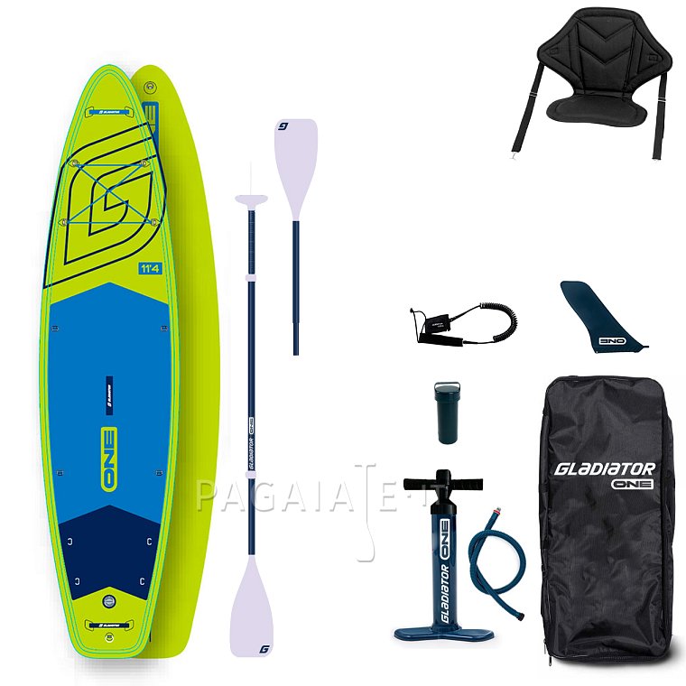 Paddleboard GLADIATOR ONE 10'8 Allround Lime - nafukovací