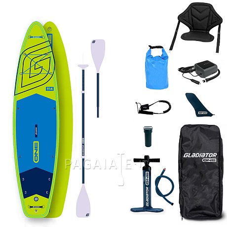 SUP GLADIATOR ONE 11'4 Lime - SUP gonfiabile
