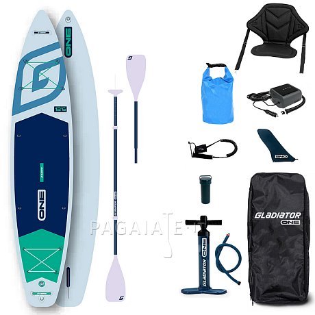 SUP GLADIATOR ONE 12'6 White - SUP gonfiabile