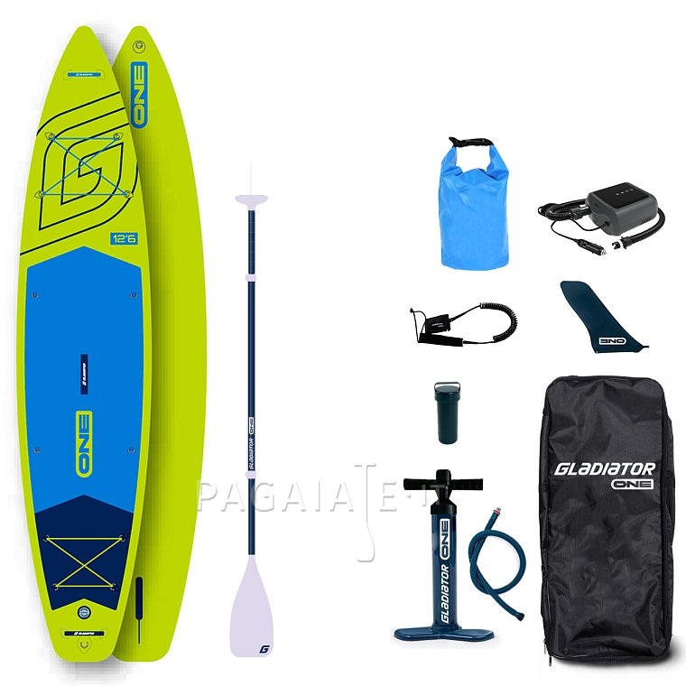 Paddleboard GLADIATOR ONE 12'6 Lime - nafukovací