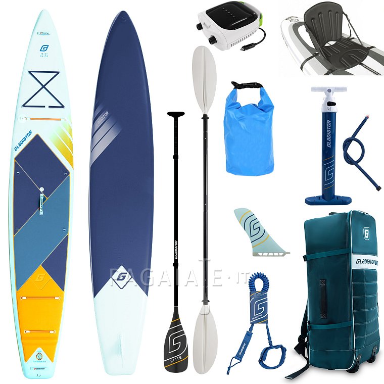 Paddleboard GLADIATOR ELITE 14' Touring s karbon pádlem 2026 - nafukovací