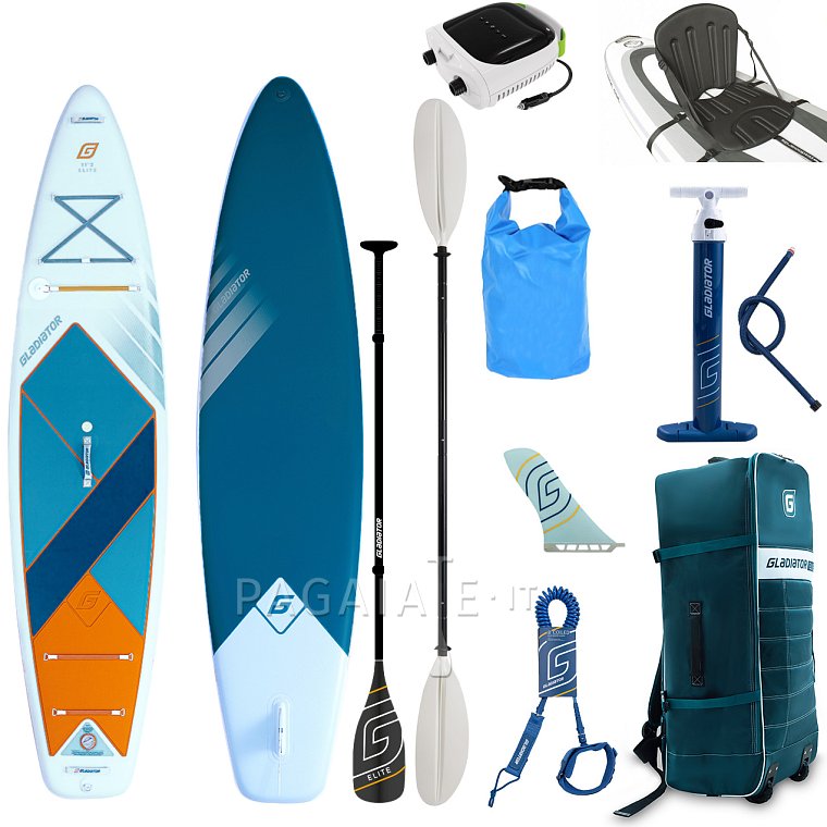 Paddleboard GLADIATOR ELITE 11'2 s karbon pádlem 2026 - nafukovací
