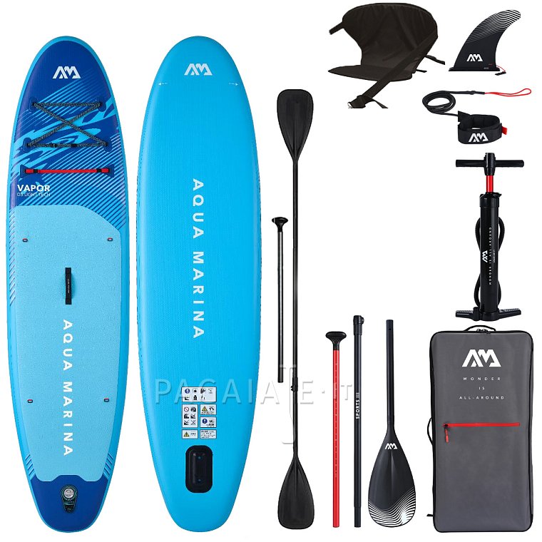 Paddleboard AQUA MARINA VAPOR 10'4 aqua splash 2026 - nafukovací