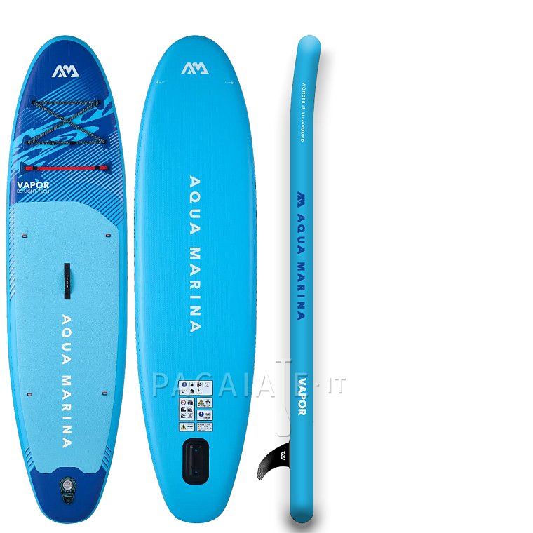 SUP AQUA MARINA VAPOR 10'4 aqua splash 2026 - SUP gonfiabile