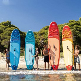 SUP AQUA MARINA BREEZE 9'10 Silver tree 2026 - SUP gonfiabile