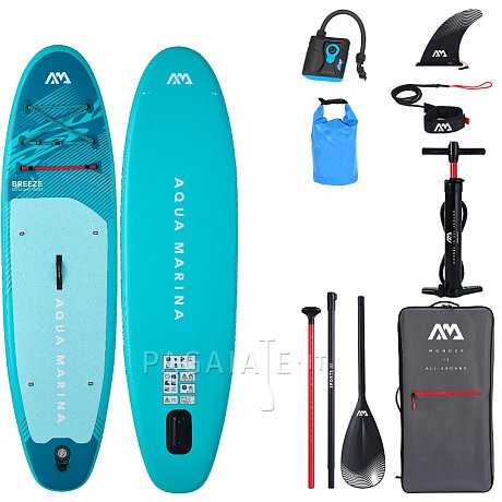 SUP AQUA MARINA BREEZE 9'10 Silver tree 2026 - SUP gonfiabile
