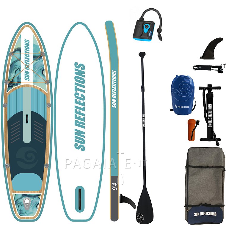 SUP SUN REFLECTIONS S 9'4'' Ocean mirage - SUP gonfiabile