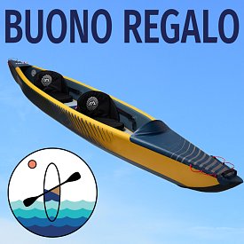 Buono regalo per l'acquisto di un kayak o di una canoa su Pagaiate.it