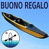 Buono regalo per l'acquisto di un kayak o di una canoa su Pagaiate.it