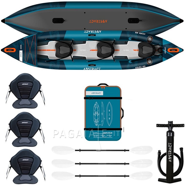 Kajak Abstract Azura 415 - nafukovací třímístný