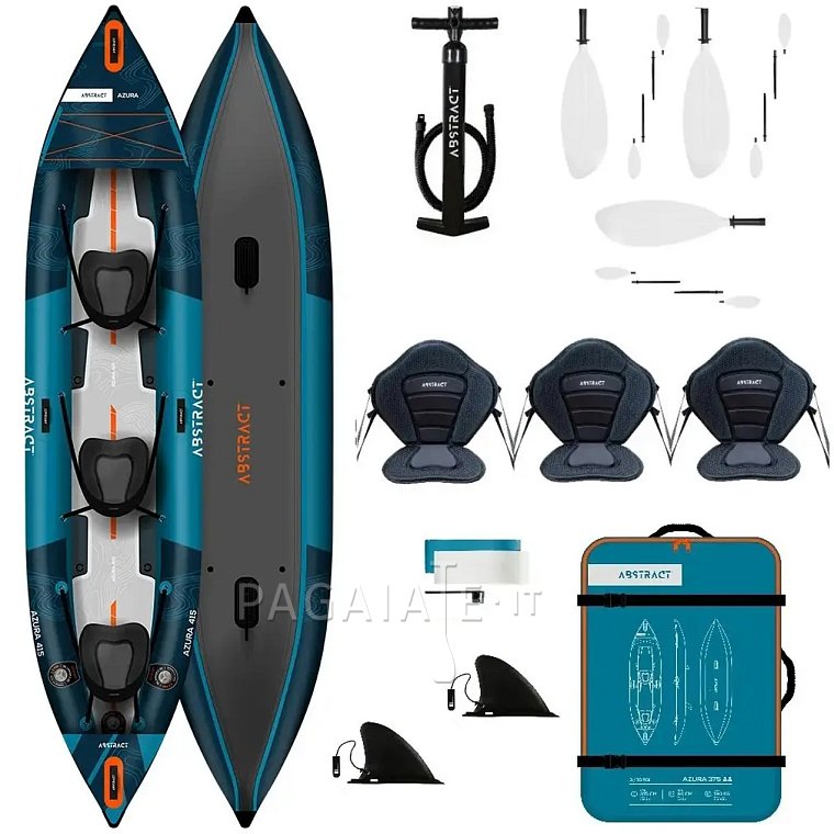Kajak Abstract Azura 415 - nafukovací třímístný