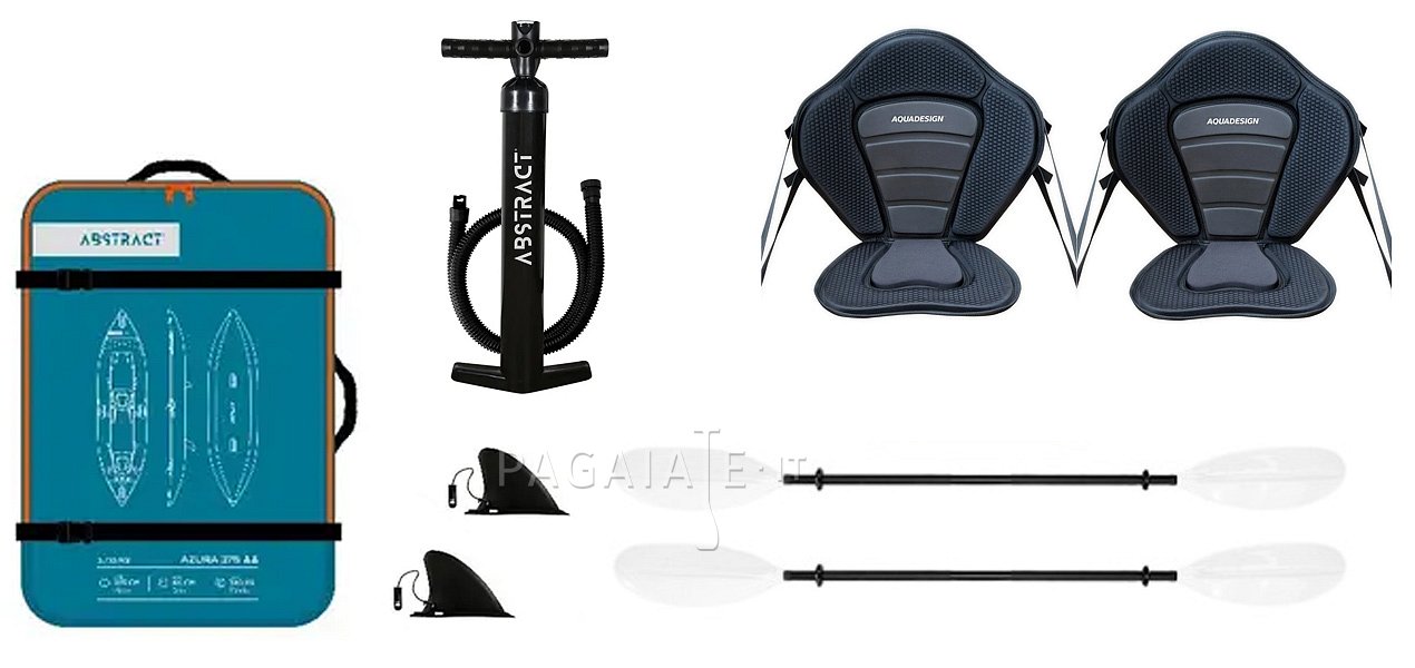 Kajak Abstract Azura 375 - nafukovací dvoumístný