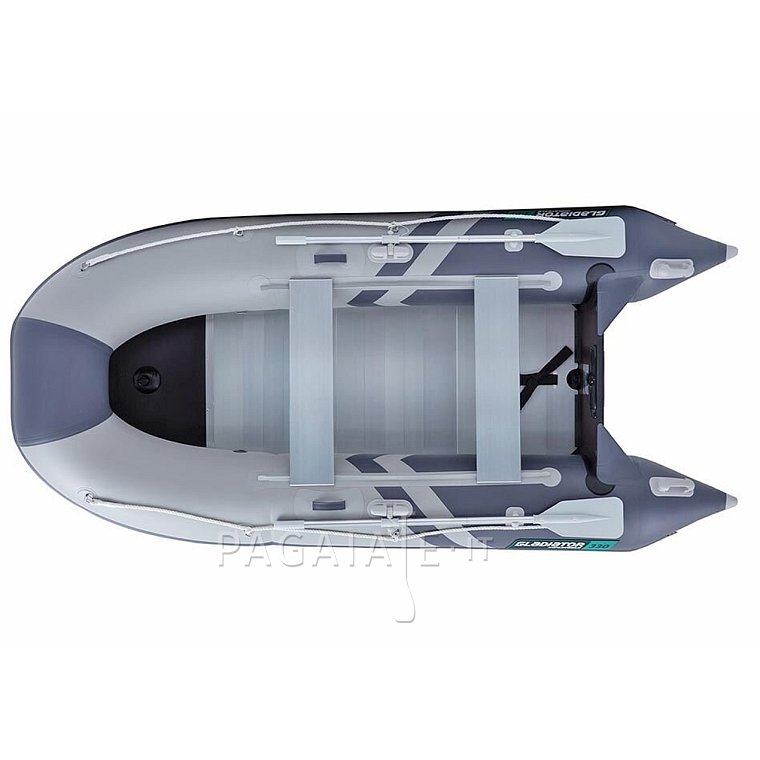 Gommone GLADIATOR CLASSIC B330AL light dark grey - gommone gonfiabile con pavimento in alluminio