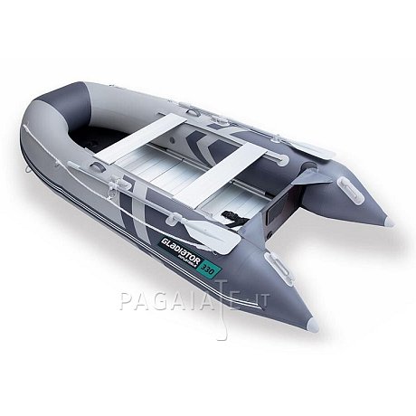 Gommone GLADIATOR CLASSIC B330AL light dark grey - gommone gonfiabile con pavimento in alluminio