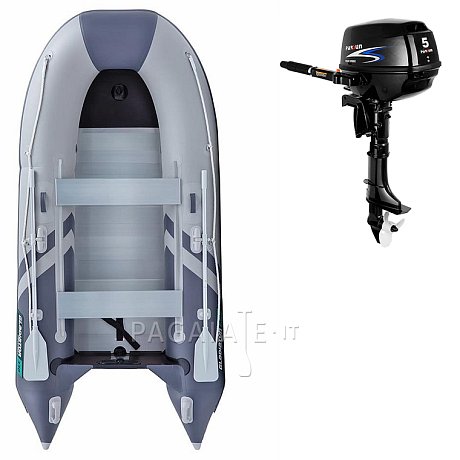 Gommone GLADIATOR CLASSIC B330AL light dark grey - gommone gonfiabile con pavimento in alluminio