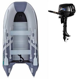 Gommone GLADIATOR CLASSIC B330AL light dark grey - gommone gonfiabile con pavimento in alluminio